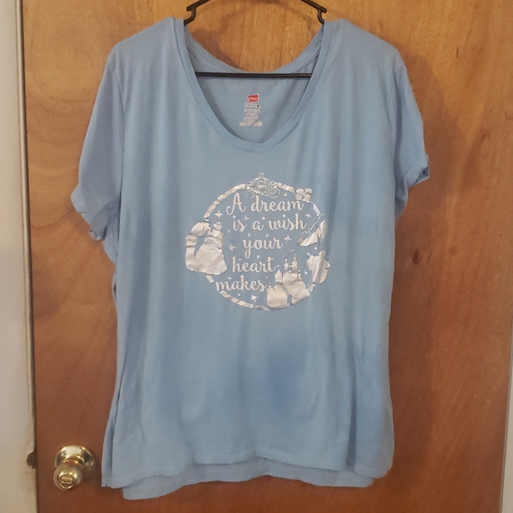 Disney Cinderella Inspired V Neck Tee